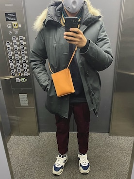 「MARNI（マルニ）のアイテム（シューズ）」を使った、everyday _ kolor さん（メンズ・177cm）の冬コーディネート