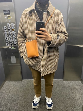 「MARNI（マルニ）のアイテム（シューズ）」を使った、everyday _ kolor さん（メンズ・177cm）の冬コーディネート