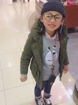 srさん（キッズ・110cm）の冬コーディネート