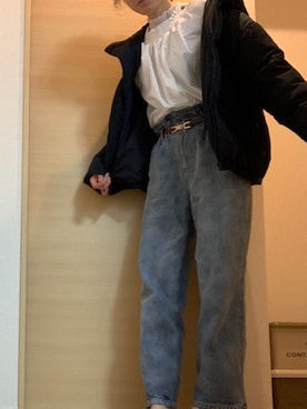 「mel（メル）のアイテム」を使った、ぱきさん（レディース・165cm）の冬コーディネート