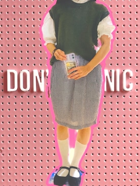 「SVEC（シュベック）のカンフーシューズ kung fu Shoes / ストラップパンプス（バレエシューズ）」を使った、NeNEさん（レディース・153cm）の夏コーディネート