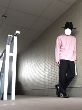 「RAGEBLUE（レイジブルー）の＜トレンドのロング丈＞ワッフルロングカットソー/733404（Tシャツ/カットソー）」を使った、shoootaさん（メンズ・172cm）の春コーディネート