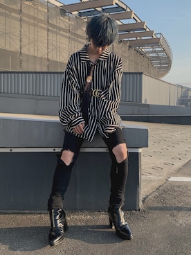 「アイテム（フォーマルスーツ/小物）」を使った、kazukiさん（メンズ・165cm・10代）の夏コーディネート