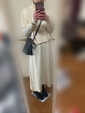 「Kastane」｜「アイテム（アナログ腕時計）」を使った、ten0221さん（レディース・157cm）の冬コーディネート