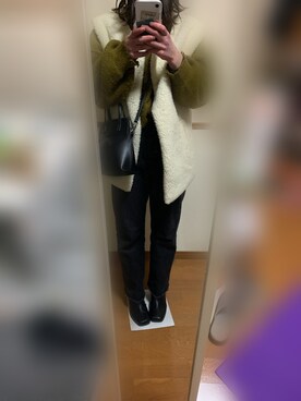 「kastane_ootd」｜「アイテム（ブルゾン）」を使った、ten0221さん（レディース・157cm）の冬コーディネート