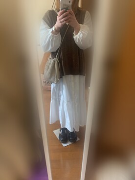 「Kastane」｜「アイテム（腕時計）」を使った、ten0221さん（レディース・157cm）の春コーディネート