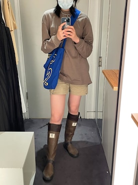 「WBSJのアイテム」を使った、ninomiyaayakaさん（レディース・175cm）の夏コーディネート