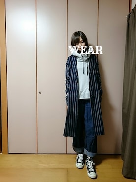 「hatra（ハトラ）のアイテム」を使った、melon soda( メロンソーダ )さん（レディース・163cm）の冬コーディネート