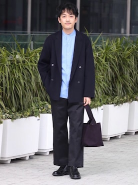 HORIKAWA HARUKIさん（メンズ・173cm）の冬コーディネート