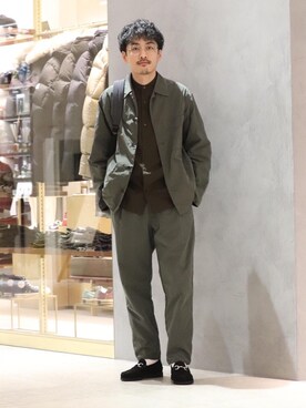 「UNITED ARROWS（ユナイテッドアローズ）のアイテム（その他アウター）」を使った、HORIKAWA HARUKIさん（メンズ・173cm）の冬コーディネート