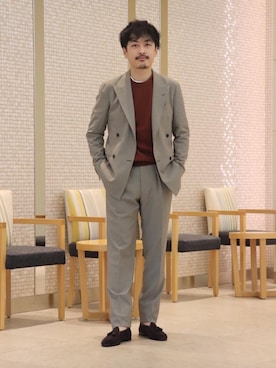 HORIKAWA HARUKIさん(メンズ・173cm)の春コーディネート