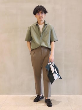 「ROBERT FRASER（ロバートフレイザー）のアイテム」を使った、HORIKAWA HARUKIさん（メンズ・173cm）の春コーディネート