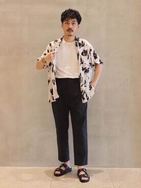 「biscuithead（ビスケットヘッド）のアイテム」を使った、HORIKAWA HARUKIさん（メンズ・173cm）の春コーディネート