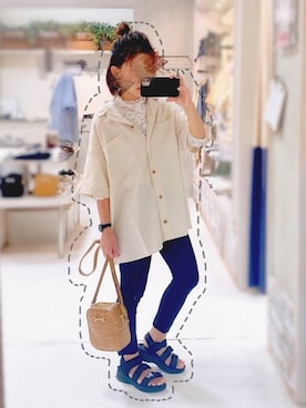 「Jayro（ジャイロ）のアイテム（トップス）」を使った、hi-☻*さん（レディース・150cm）の夏コーディネート