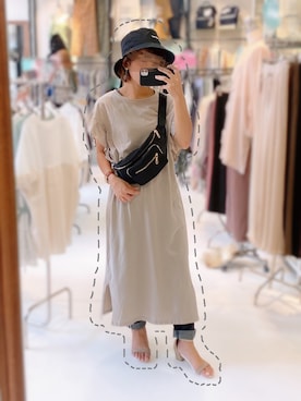 「MARC JACOBS（マークジェイコブス）のアイテム（アナログ腕時計）」を使った、hi-☻*さん（レディース・150cm・20代）の夏コーディネート
