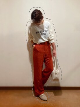 「MARC JACOBS（マークジェイコブス）のアイテム（アナログ腕時計）」を使った、hi-☻*さん（レディース・150cm・20代）の秋コーディネート