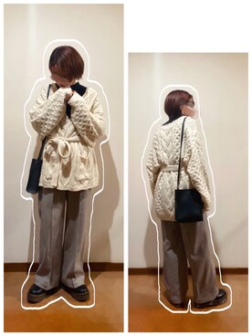 「Silky（シルキー）のアイテム」を使った、hi-☻*さん（レディース・150cm）の冬コーディネート
