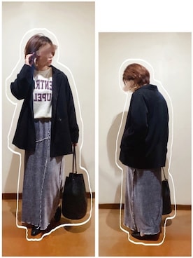 hi-☻*さん（レディース・150cm）の冬コーディネート