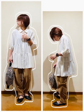 「mel（メル）のアイテム」を使った、hi-☻*さん（レディース・150cm）の夏コーディネート