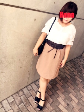 「ドラフトマジェ」｜華さん（レディース・148cm）の夏コーディネート