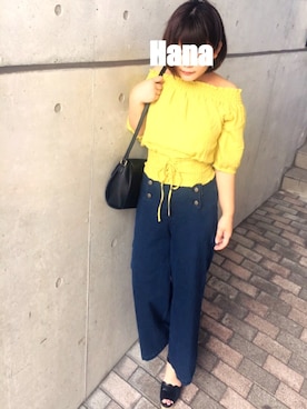 「ドラフトマジェ」｜華さん（レディース・148cm）の夏コーディネート