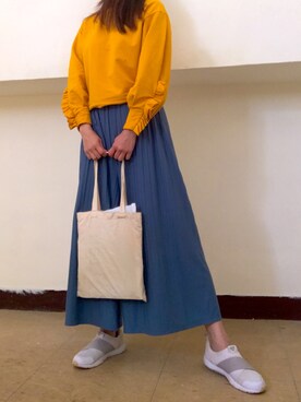 「PULL&BEAR（プルアンドベア）のアイテム（その他トップス）」を使った、ningningleeさん（レディース・169cm）の春コーディネート