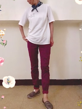「MIXXO（ミッソ）のアイテム」を使った、ningningleeさん（レディース・169cm）の春コーディネート