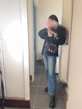 「COACH」｜「アイテム（デニムジャケット）」を使った、PARUさん（レディース・169cm）の春コーディネート