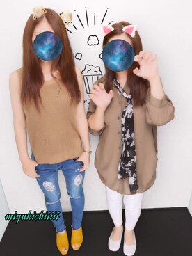 「オープントゥミュール」｜miyukichiiiii🐱さん（レディース・156cm）の夏コーディネート