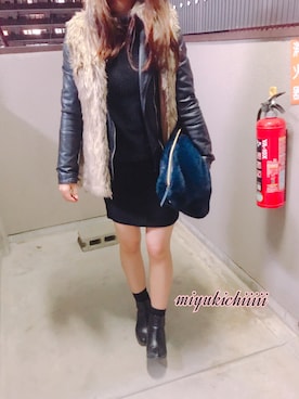「ニットセットアップ」｜「アイテム（その他アウター）」を使った、miyukichiiiii🐱さん（レディース・156cm）の秋コーディネート