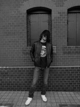 「UNDERCOVER（アンダーカバー）のアイテム」を使った、TADANOBUASANO さん（メンズ・177cm）の冬コーディネート