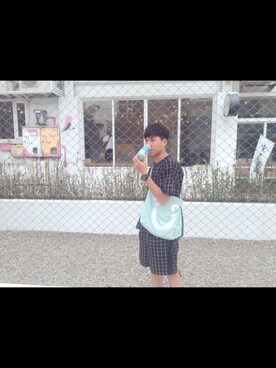 「(A)CRYPSISのアイテム」を使った、01.さん（メンズ・170cm）の春コーディネート