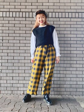 yuzuさん（レディース・158cm）の冬コーディネート