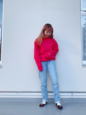 「カンフーシューズ」｜yuzuさん（レディース・158cm）の冬コーディネート