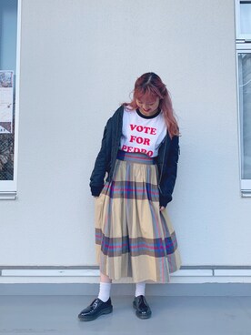 「なつゆずコーデ」｜yuzuさん（レディース・158cm）の冬コーディネート