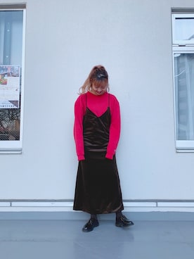 「なつゆずコーデ」｜yuzuさん（レディース・158cm）の冬コーディネート