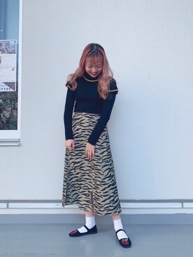 yuzuさん（レディース・158cm）の冬コーディネート