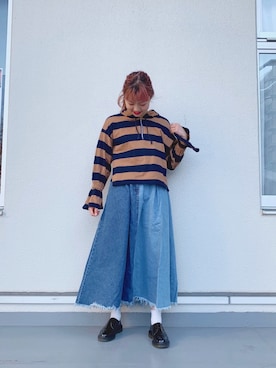 「なつゆずコーデ」｜yuzuさん（レディース・158cm）の冬コーディネート