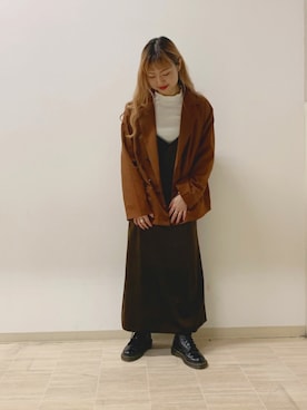 「なつゆずコーデ」｜yuzuさん（レディース・158cm）の冬コーディネート
