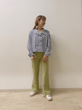 「ペールトーン」｜yuzuさん（レディース・158cm）の冬コーディネート