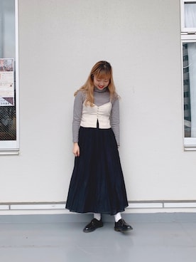 yuzuさん（レディース・158cm）の冬コーディネート