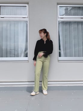 「大人ガーリー」｜「アイテム（その他）」を使った、yuzuさん（レディース・158cm）の春コーディネート