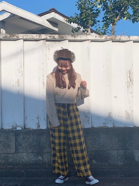 yuzuさん（レディース・158cm）の冬コーディネート