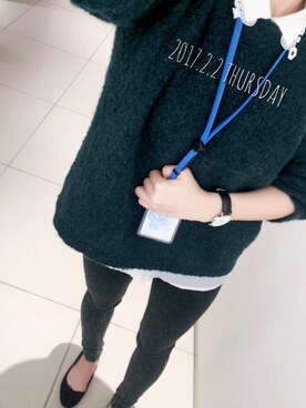 hushさん（レディース・163cm）の冬コーディネート