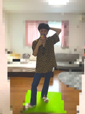「サンローランパリ」｜「アイテム（帽子）」を使った、seiyaさん（メンズ・170cm）の夏コーディネート