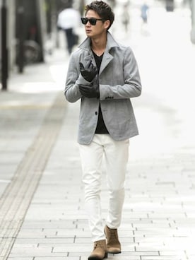 「A.S.M（エーエスエム）のアイテム（ジャケット/アウター）」を使った、admix_japanさん（メンズ・182cm）の冬コーディネート
