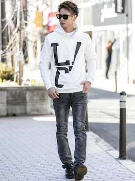 「A.S.M（エーエスエム）のアイテム」を使った、admix_japanさん（メンズ・182cm）の春コーディネート