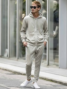 「A.S.M（エーエスエム）のアイテム」を使った、admix_japanさん（メンズ・182cm）の冬コーディネート