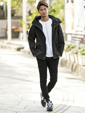 「A.S.M（エーエスエム）のアイテム（ジャケット/アウター）」を使った、admix_japanさん（メンズ・182cm）の春コーディネート