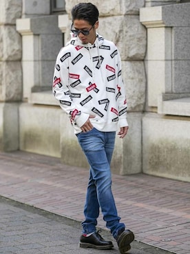 「A.S.M（エーエスエム）のアイテム」を使った、admix_japanさん（メンズ・182cm）の春コーディネート